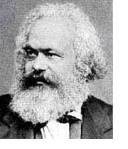 Portræt af Karl Marx